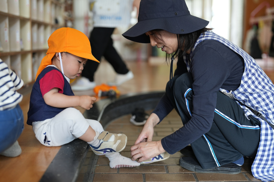 子どもと関わる職員