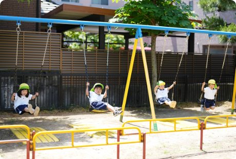 午後の園での様子