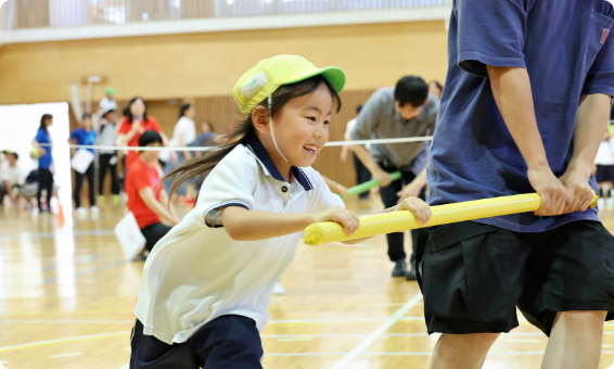 春の行事：親子なかよし運動会